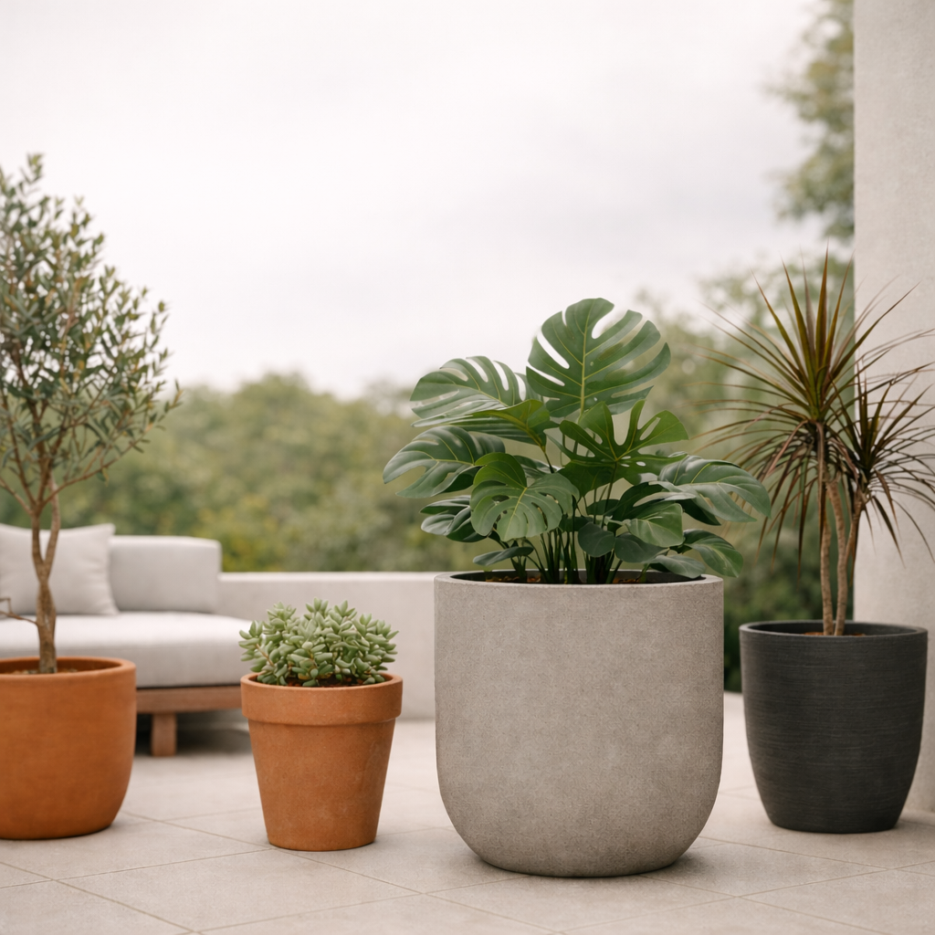 Tendencias 2026 en macetas y decoración de terrazas: diseño, naturaleza y durabilidad