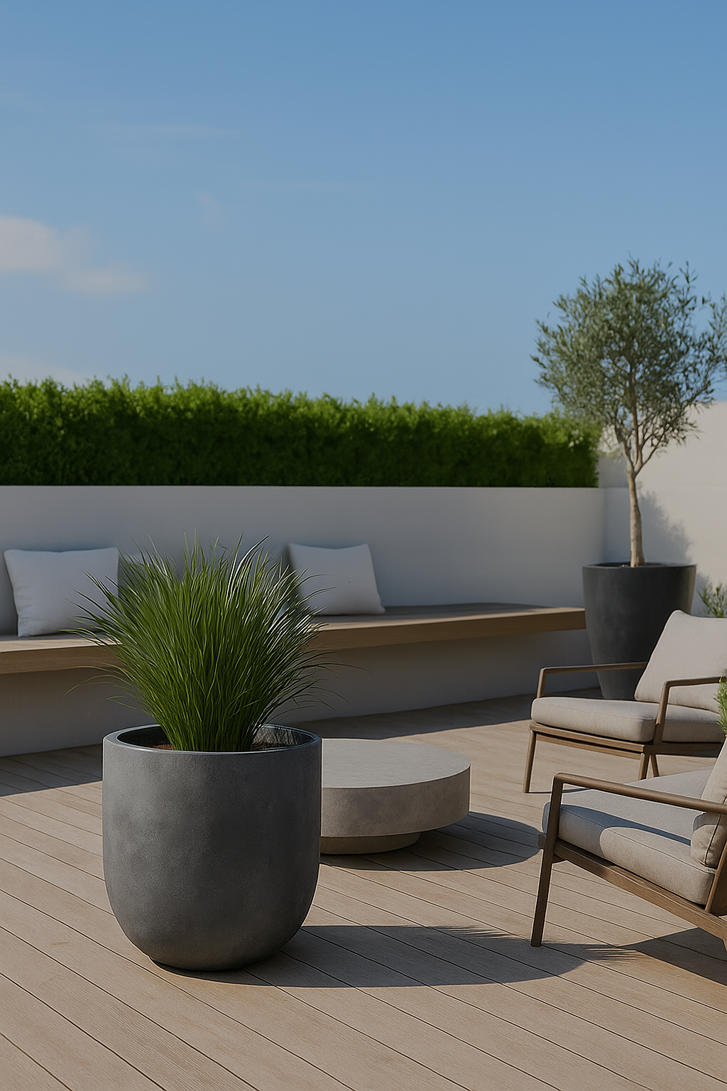 Tendencias 2025 para terrazas con estilo minimalista
